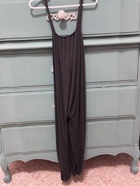 Kate Quinn Black Ribbed Jumpsuit